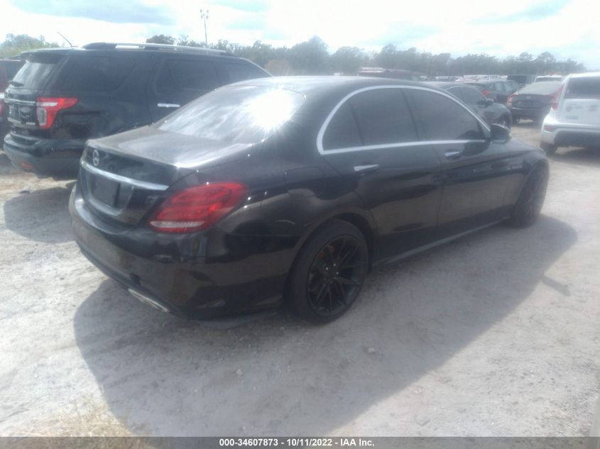 VIN 55SWF6GB8FU009217 2015 MERCEDES-BENZ C-CLASS no.4