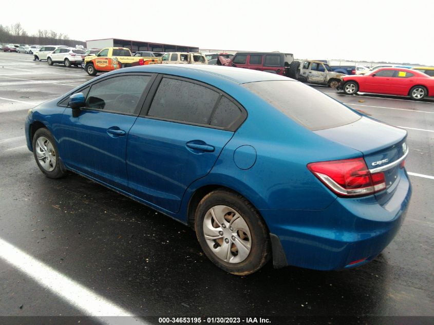 2015 HONDA CIVIC LX - 2HGFB2F54FH505399