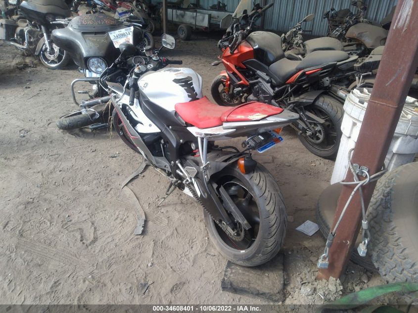 2009 YAMAHA YZFR6 JYARJ16E89A017807