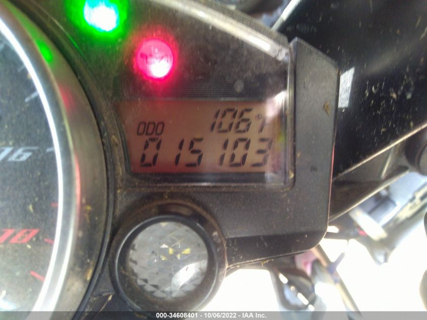 2009 YAMAHA YZFR6 JYARJ16E89A017807
