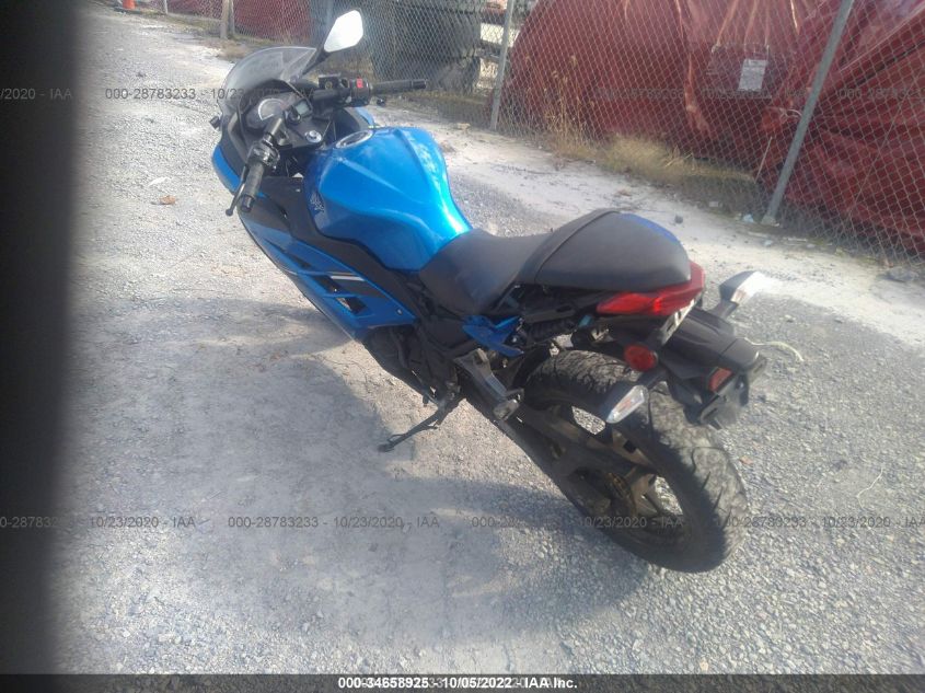 2017 KAWASAKI EX300 A JKAEX8A11HDA31833