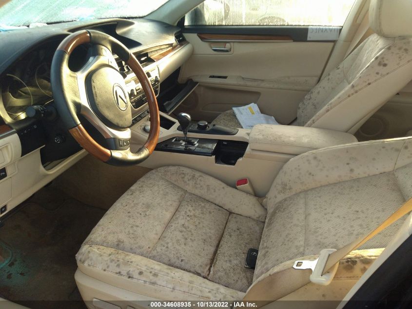 2013 LEXUS ES 300H HYBRID JTHBW1GG9D2037377