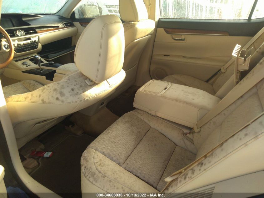 2013 LEXUS ES 300H HYBRID JTHBW1GG9D2037377