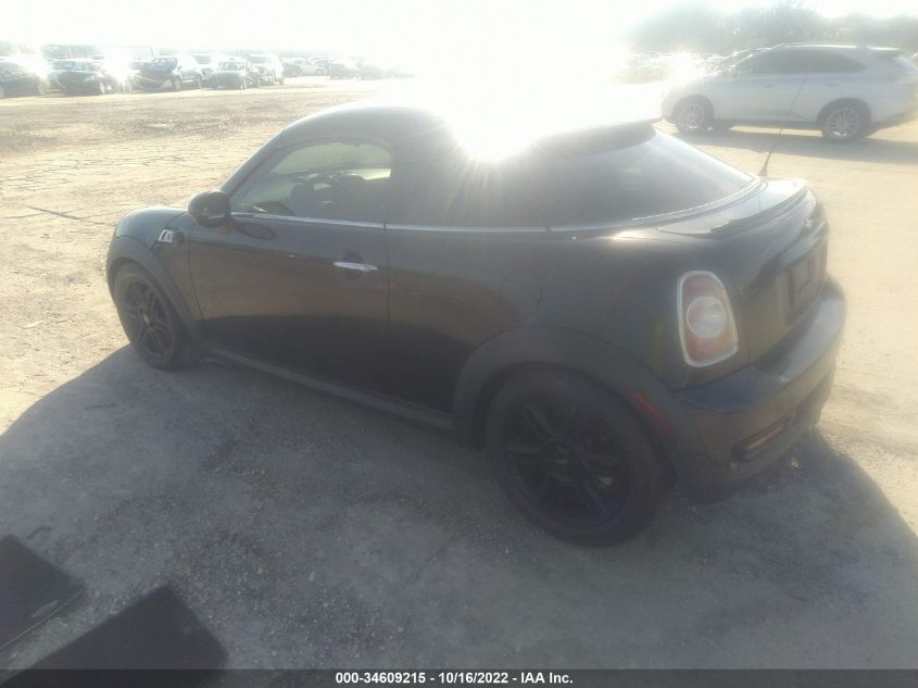 2013 MINI COOPER COUPE S WMWSX3C54DT466965