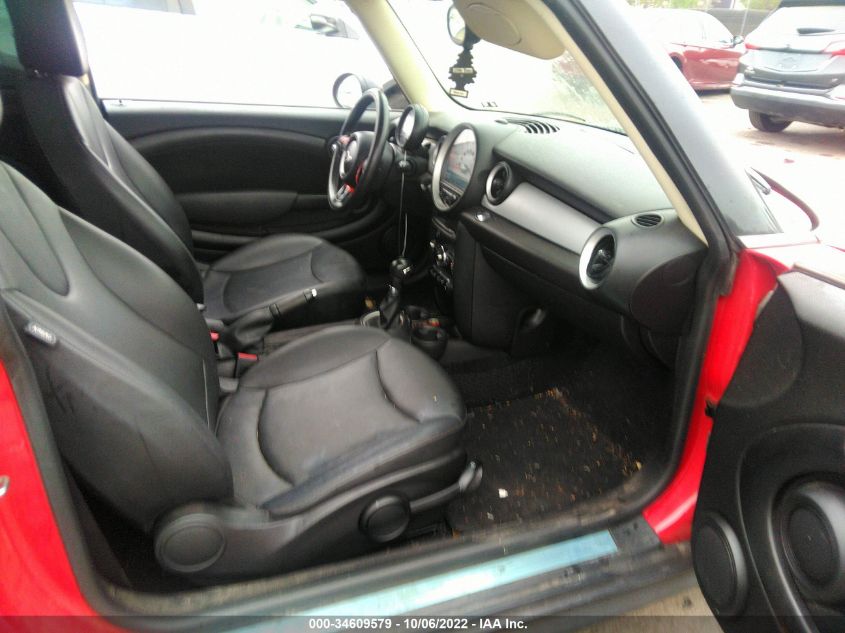 2013 MINI COOPER HARDTOP WMWSU3C56DT679764