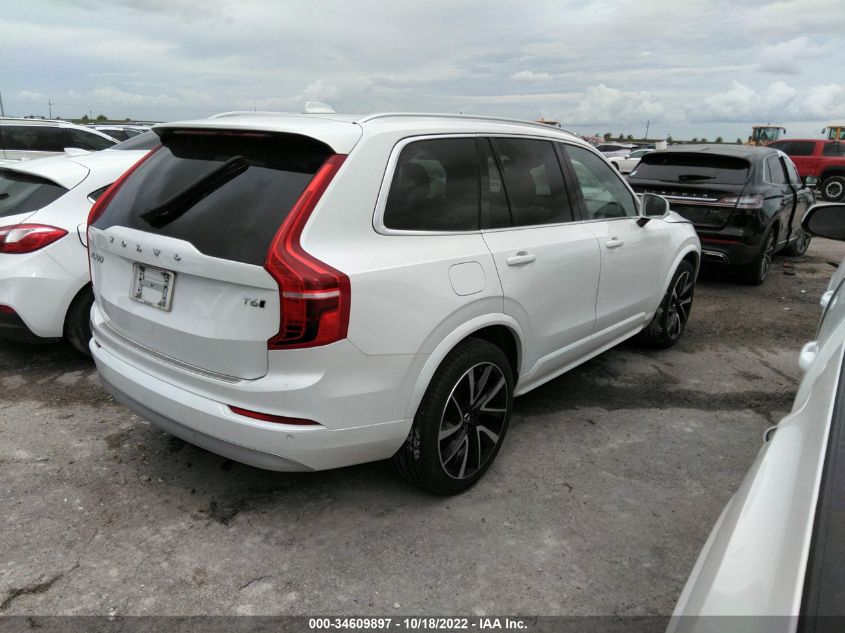 2022 VOLVO XC90 MOMENTUM YV4A22PK6N1798598