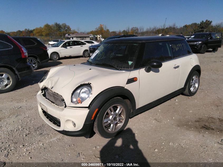 2013 MINI COOPER HARDTOP WMWSU3C57DT548066