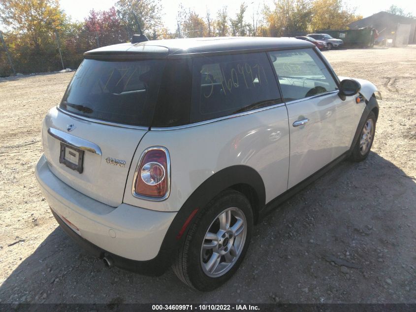 2013 MINI COOPER HARDTOP WMWSU3C57DT548066