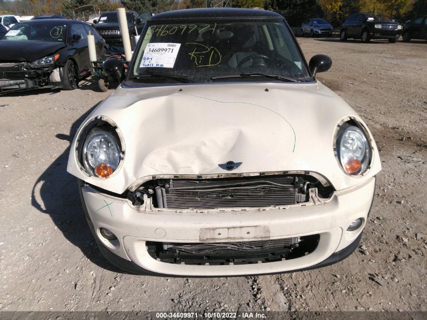 2013 MINI COOPER HARDTOP WMWSU3C57DT548066
