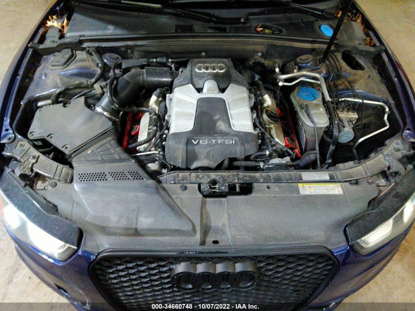 2013 AUDI S5 PRESTIGE WAU3GAFRXDA016465