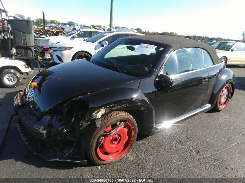 2013 VOLKSWAGEN BEETLE CONVERTIBLE 2.5L 3VW5P7AT2DM818834