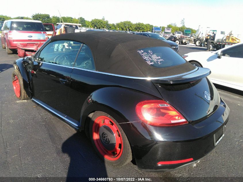 2013 VOLKSWAGEN BEETLE CONVERTIBLE 2.5L 3VW5P7AT2DM818834