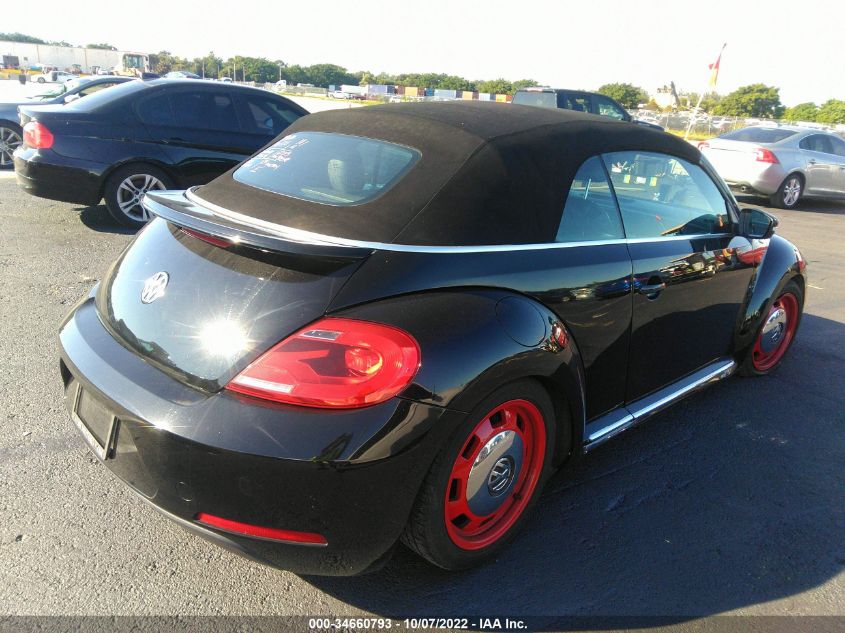 2013 VOLKSWAGEN BEETLE CONVERTIBLE 2.5L 3VW5P7AT2DM818834