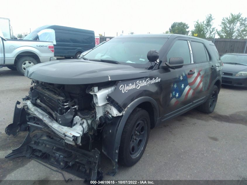 2015 FORD UTILITY POLICE 1FM5K8AR0FGB03510