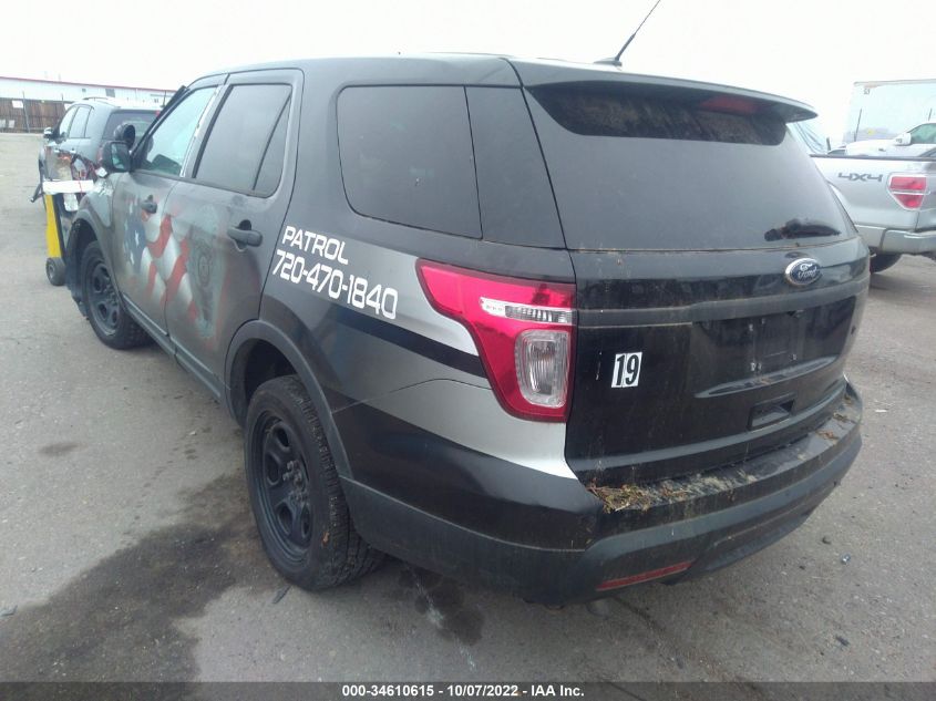 2015 FORD UTILITY POLICE 1FM5K8AR0FGB03510