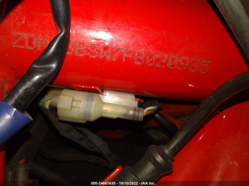 2015 DUCATI DIAVEL ZDM13BSW7FB020935