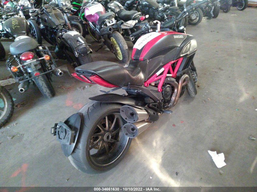 2015 DUCATI DIAVEL ZDM13BSW7FB020935