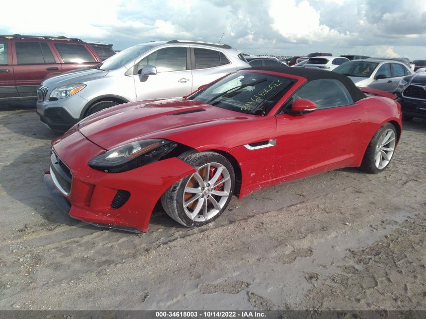 2014 JAGUAR F-TYPE V6 S SAJWA6FC9E8K10408