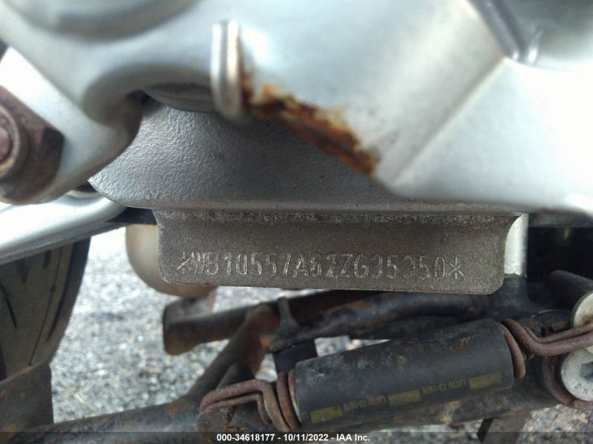 2002 BMW K1200 RS WB10557A62ZG35350