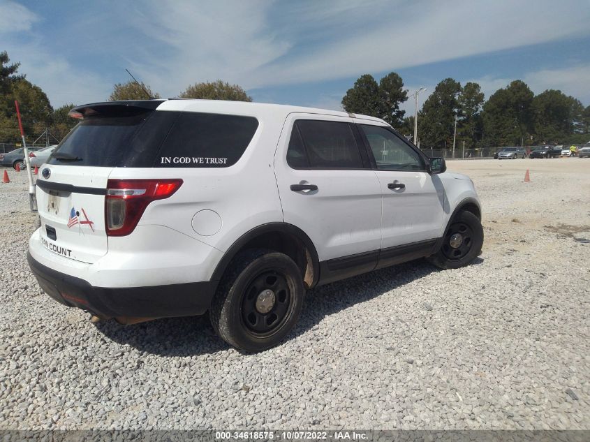 2014 FORD UTILITY POLICE 1FM5K8AR3EGB38220