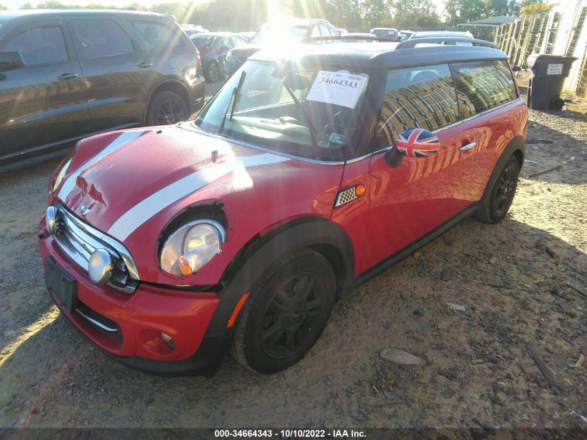 2013 MINI COOPER CLUBMAN WMWZF3C53DT268475