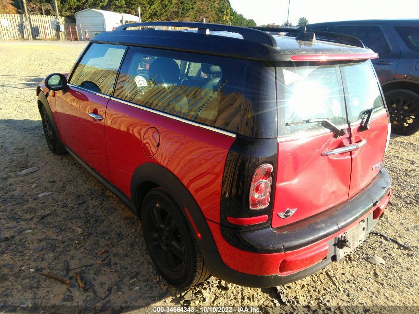 2013 MINI COOPER CLUBMAN WMWZF3C53DT268475