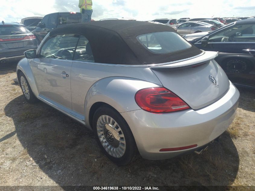 2013 VOLKSWAGEN BEETLE CONVERTIBLE 2.5L 3VW5P7AT2DM802004