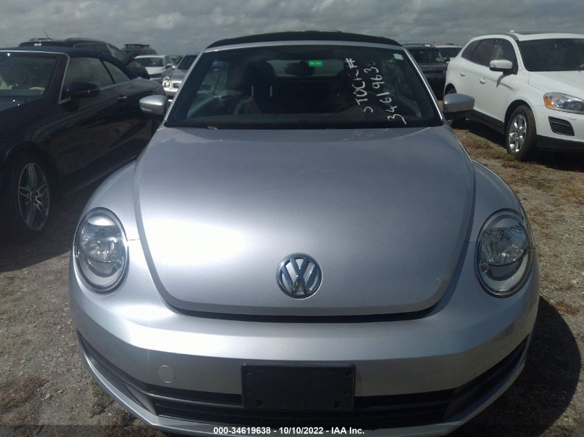 2013 VOLKSWAGEN BEETLE CONVERTIBLE 2.5L 3VW5P7AT2DM802004