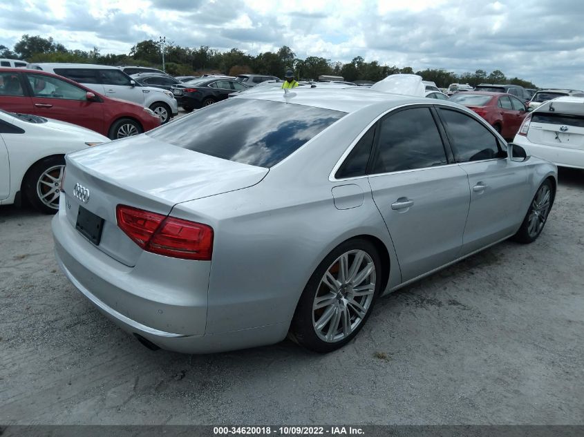 2013 AUDI A8 3.0L WAUAGAFD1DN024796