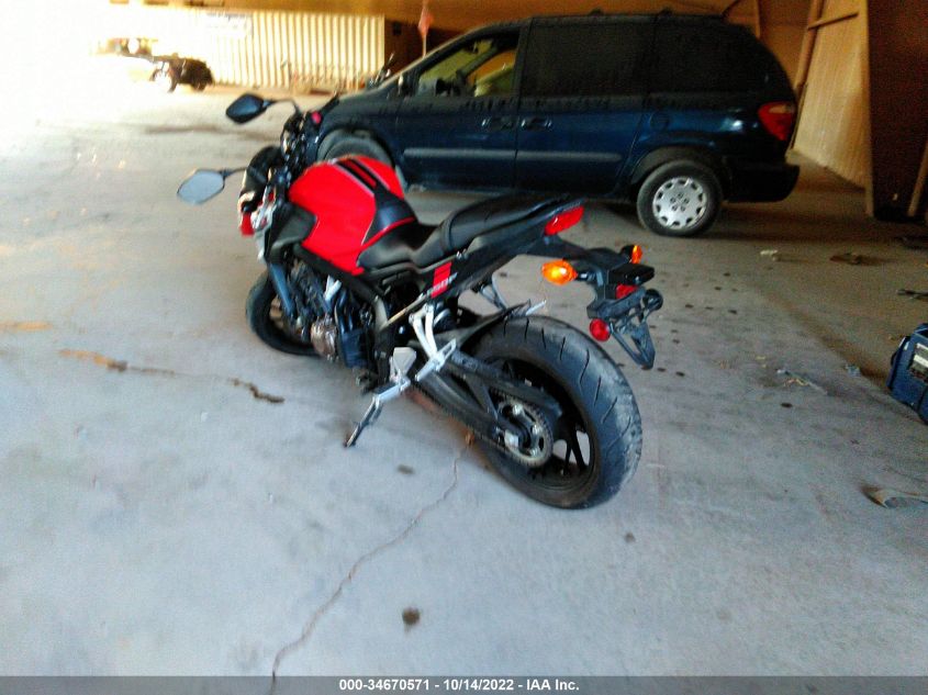 2018 HONDA CB650 FA MLHRC755XJ5000164