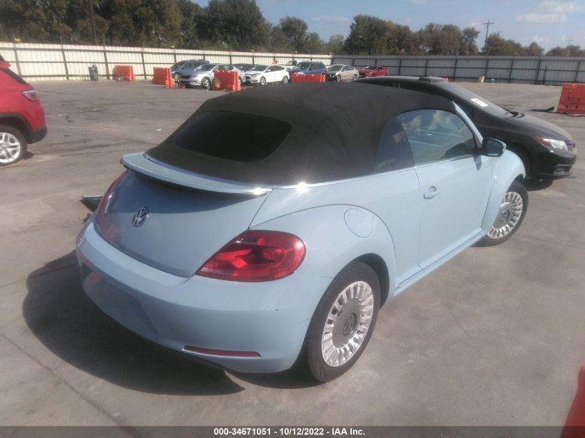 2013 VOLKSWAGEN BEETLE CONVERTIBLE 2.5L W/TECH 3VW5P7AT9DM809516