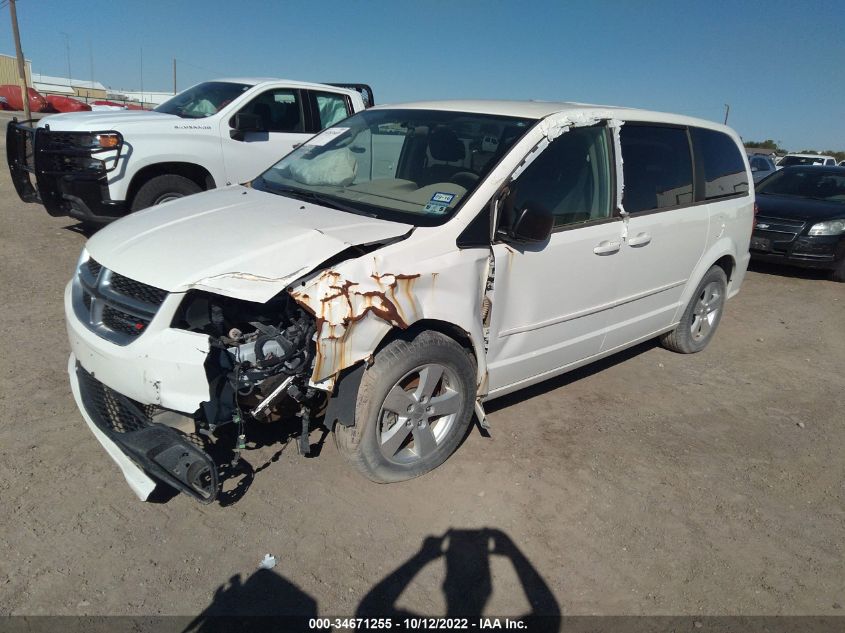 2013 DODGE GRAND CARAVAN SE 2C4RDGBG3DR554255