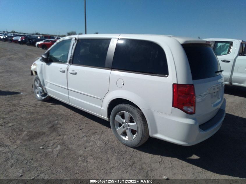 2013 DODGE GRAND CARAVAN SE 2C4RDGBG3DR554255