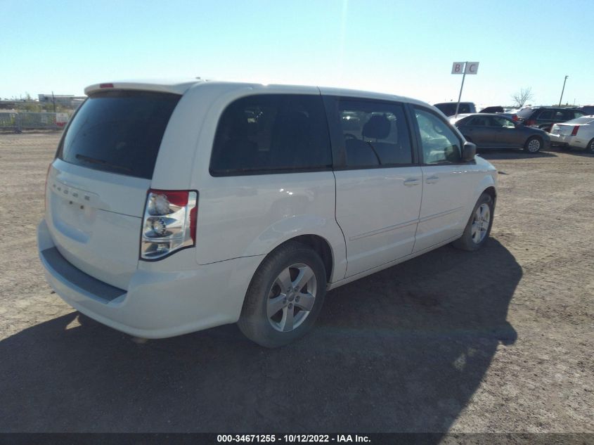 2013 DODGE GRAND CARAVAN SE 2C4RDGBG3DR554255