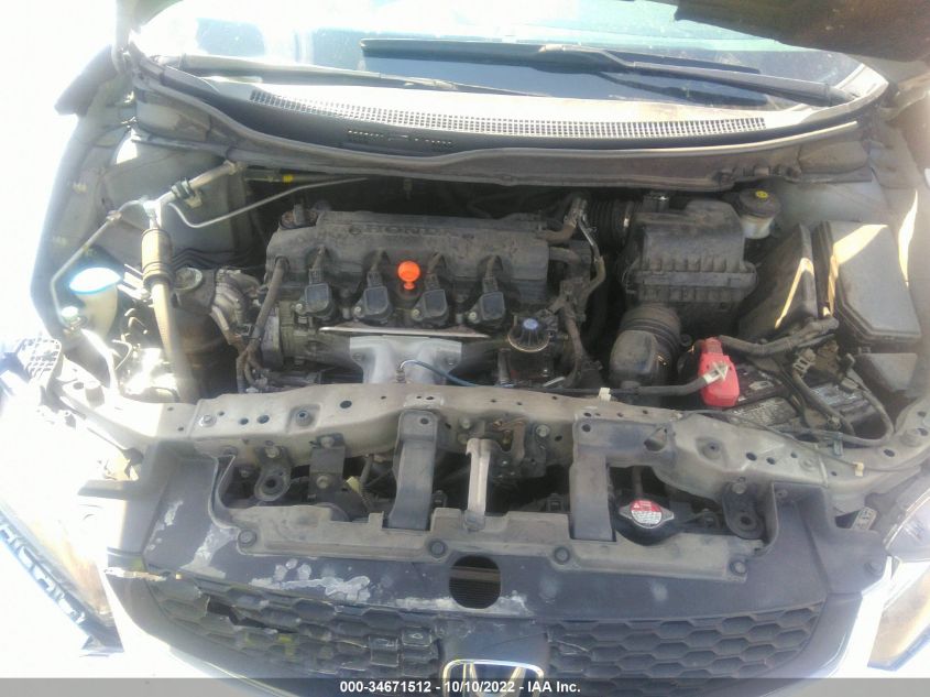 2013 HONDA CIVIC CPE LX 2HGFG3B50DH519729