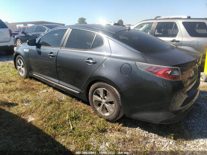 2015 KIA OPTIMA HYBRID KNAGM4ADXF5077284