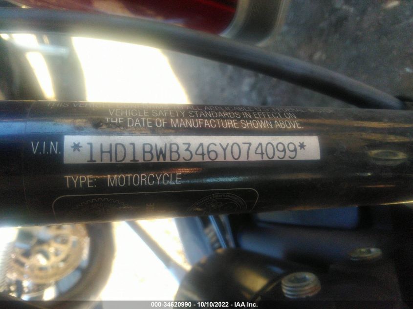 2006 HARLEY-DAVIDSON FLSTCI 1HD1BWB346Y074099