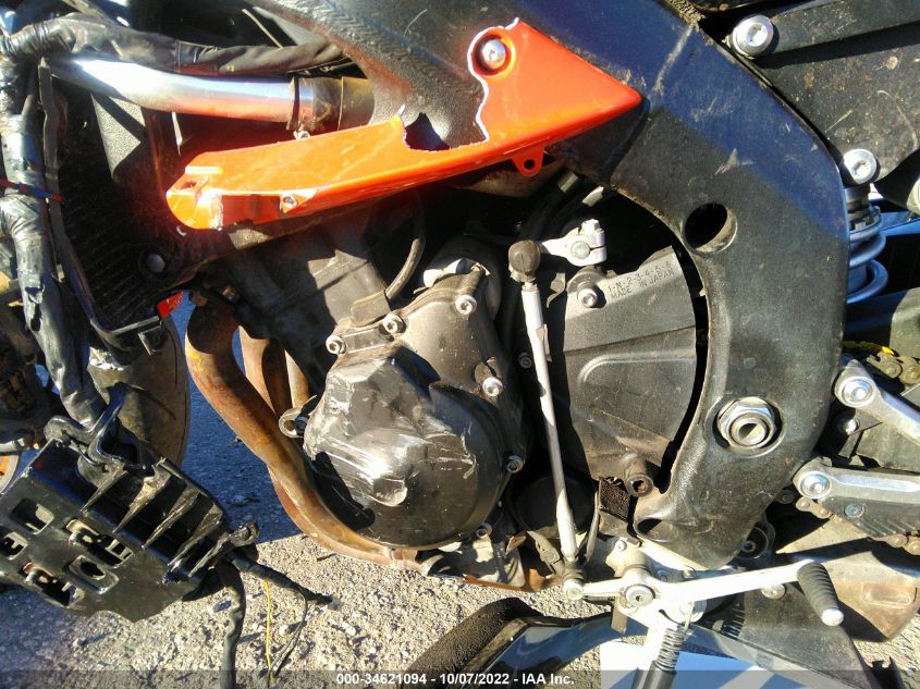 2009 YAMAHA YZFR6 JYARJ16E39A017228
