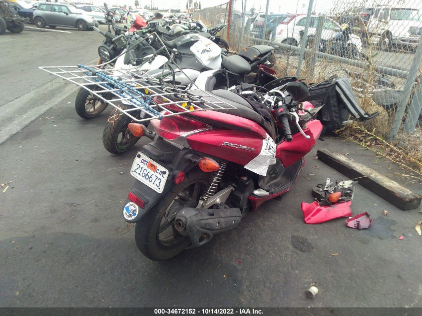 2013 HONDA PCX 150 MLHKF1217D5001302