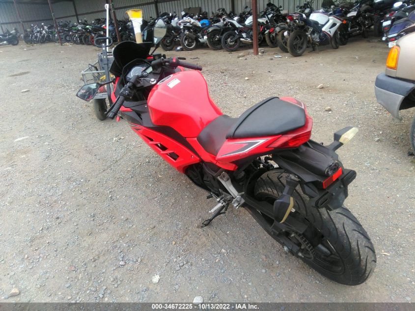 2016 KAWASAKI EX300 B JKAEX8B1XGDA30144