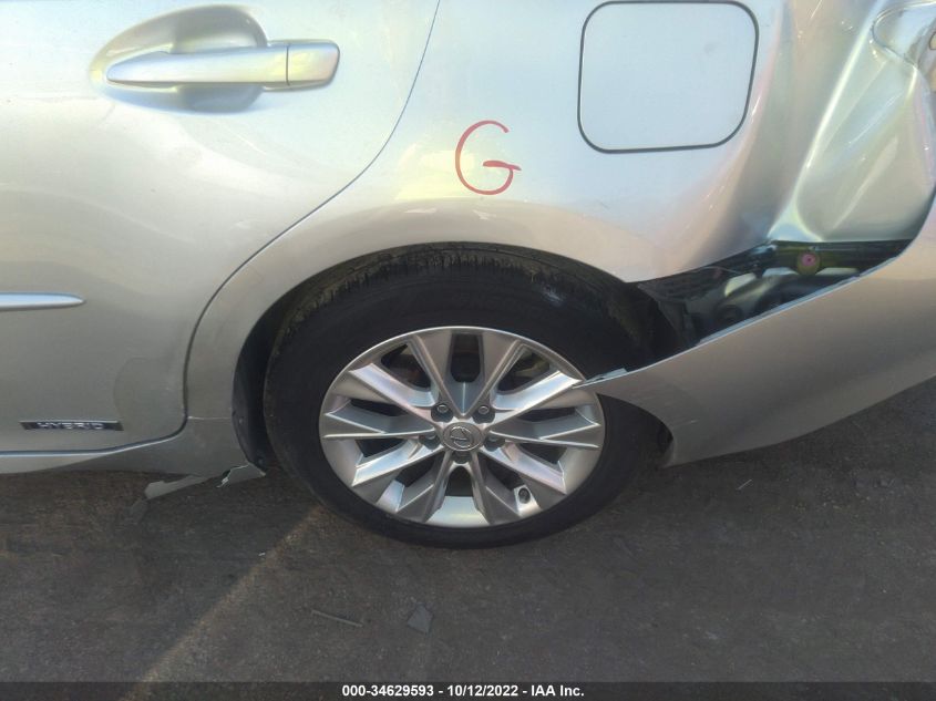 2013 LEXUS ES 300H HYBRID JTHBW1GG6D2028989