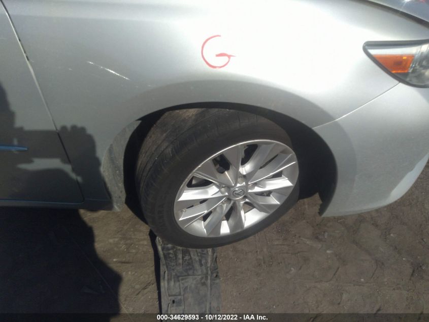 2013 LEXUS ES 300H HYBRID JTHBW1GG6D2028989