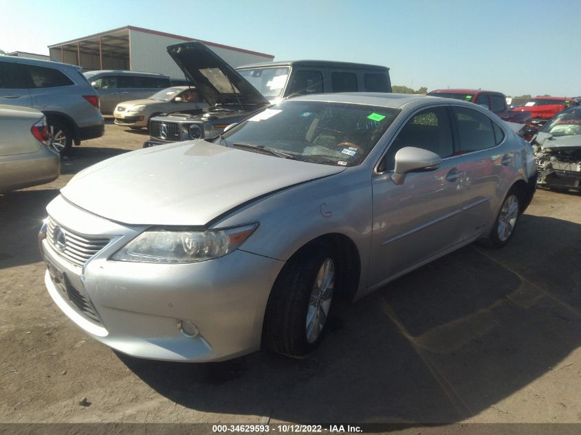 2013 LEXUS ES 300H HYBRID JTHBW1GG6D2028989