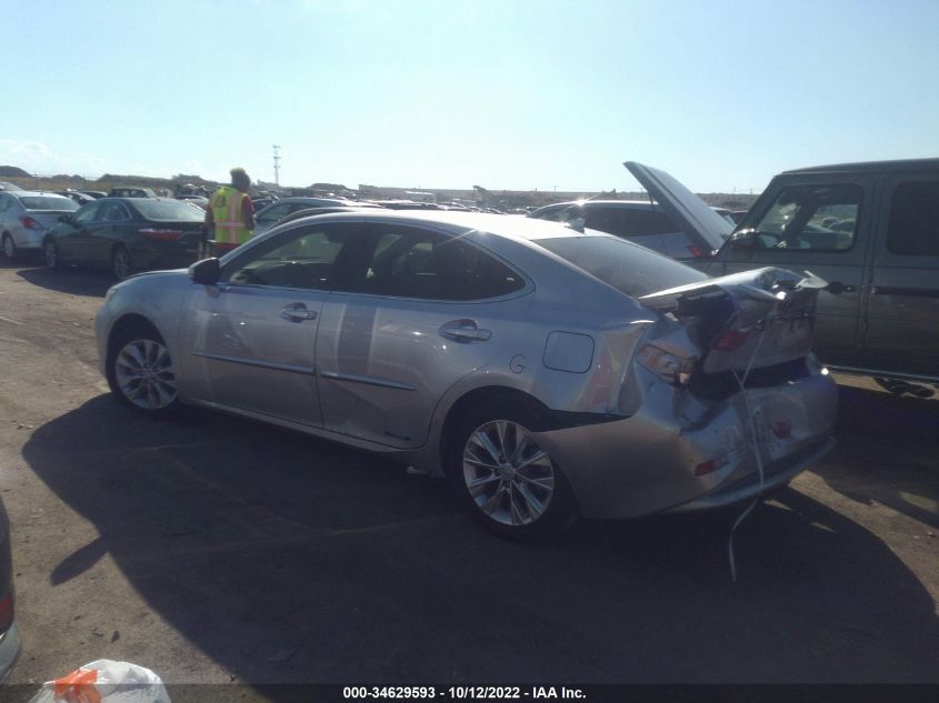 2013 LEXUS ES 300H HYBRID JTHBW1GG6D2028989