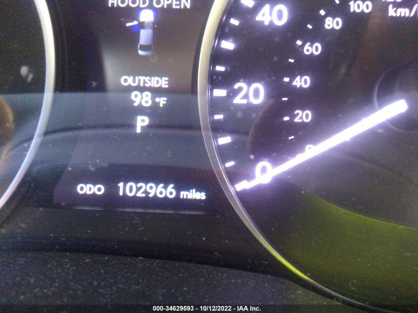 2013 LEXUS ES 300H HYBRID JTHBW1GG6D2028989