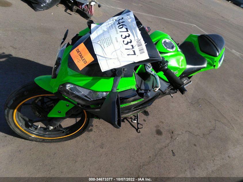 2013 KAWASAKI EX300 A JKAEX8A17DDA10172