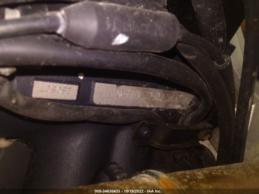 2008 TRIUMPH MOTORCYCLE TIGER SMT700PD98J326412