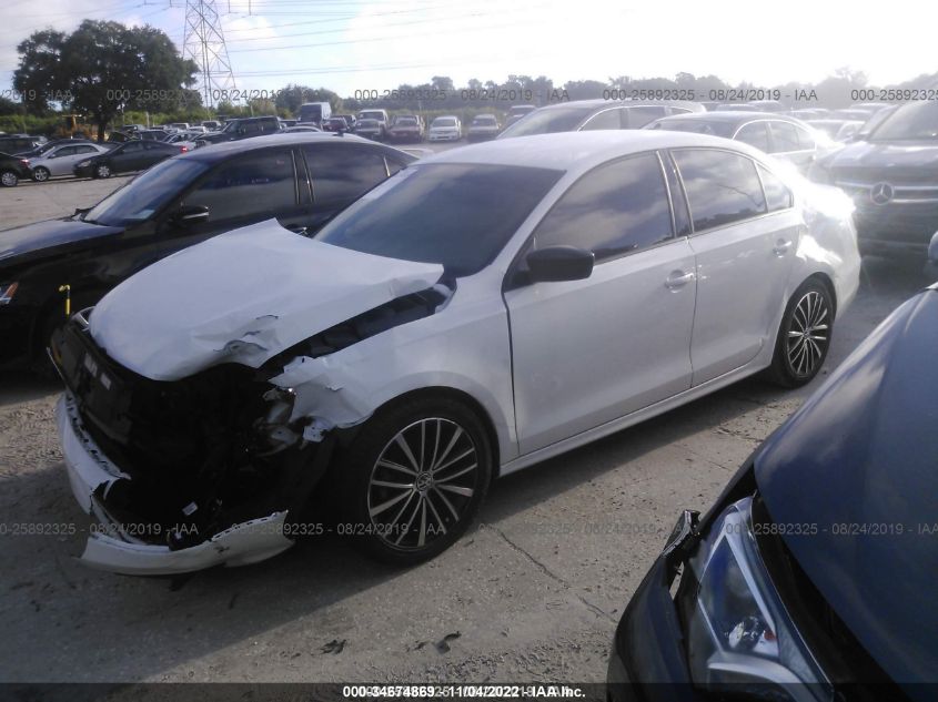 2016 VOLKSWAGEN JETTA SEDAN 1.8T SPORT 3VWD17AJ6GM418002