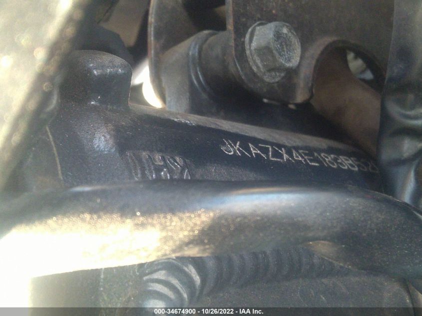 2003 KAWASAKI ZX600 E JKAZX4E183B520266
