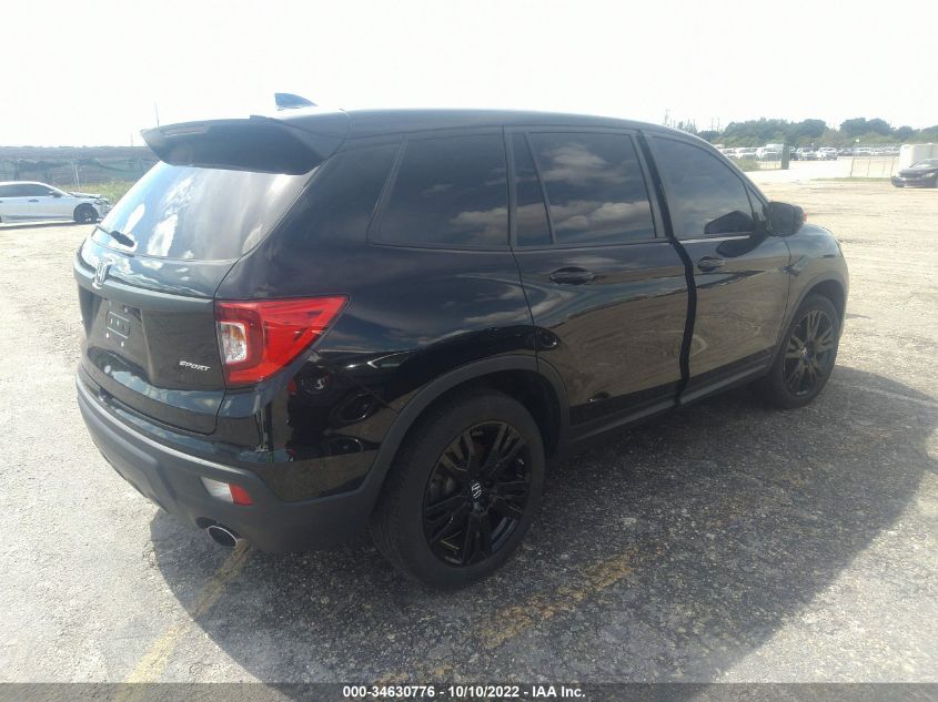 2021 HONDA PASSPORT SPORT 5FNYF7H26MB009051